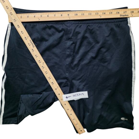 Adidas Men’s Medium Navy Blue 3 Stripes Sprinter Shorts - Picture 6 of 6